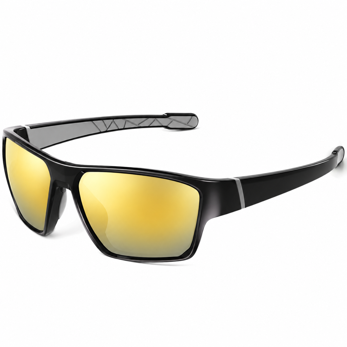 SUOSO Prescription Pickleball Glasses, Sports Polarized Sunglasses for Golf Fishing Running Driving