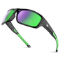 suoso Sports Polarized Sunglasses for Men: Women UV400 Protection Wrap Around Sun Glasses for Fishing Golf Running Driving