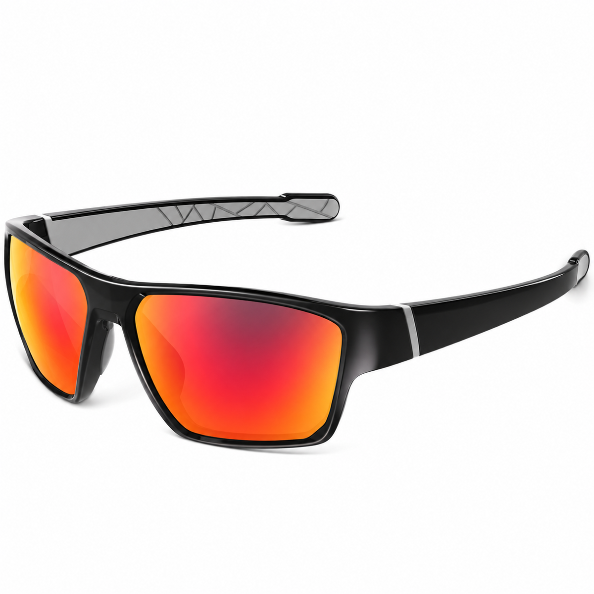 SUOSO Prescription Pickleball Glasses, Sports Polarized Sunglasses for Golf Fishing Running Driving