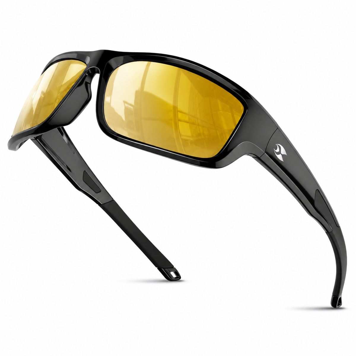 SUOSO Sport-Sonnenbrille polarisiert, UV400-Schutz, Wrap-Around-Sonnenbrille für Golf, Angeln, Laufen, Autofahren