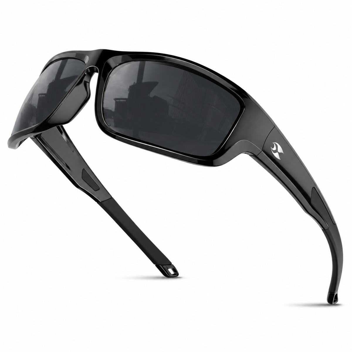 SUOSO Sport-Sonnenbrille polarisiert, UV400-Schutz, Wrap-Around-Sonnenbrille für Golf, Angeln, Laufen, Autofahren
