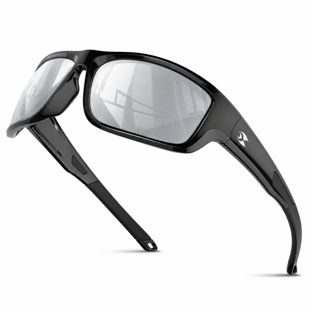 SUOSO Sport-Sonnenbrille polarisiert, UV400-Schutz, Wrap-Around-Sonnenbrille für Golf, Angeln, Laufen, Autofahren