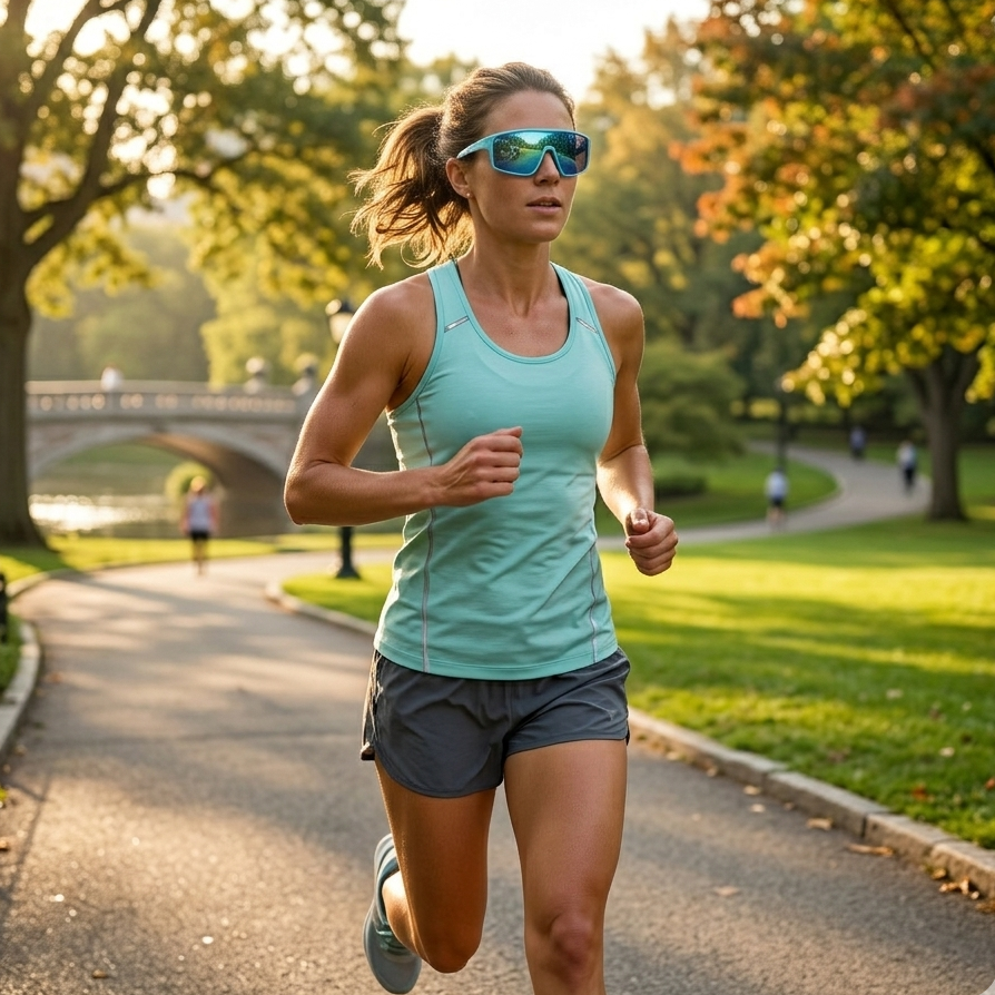 SUOSO Cycling Glasses with Prescription, Sports Sunglasses