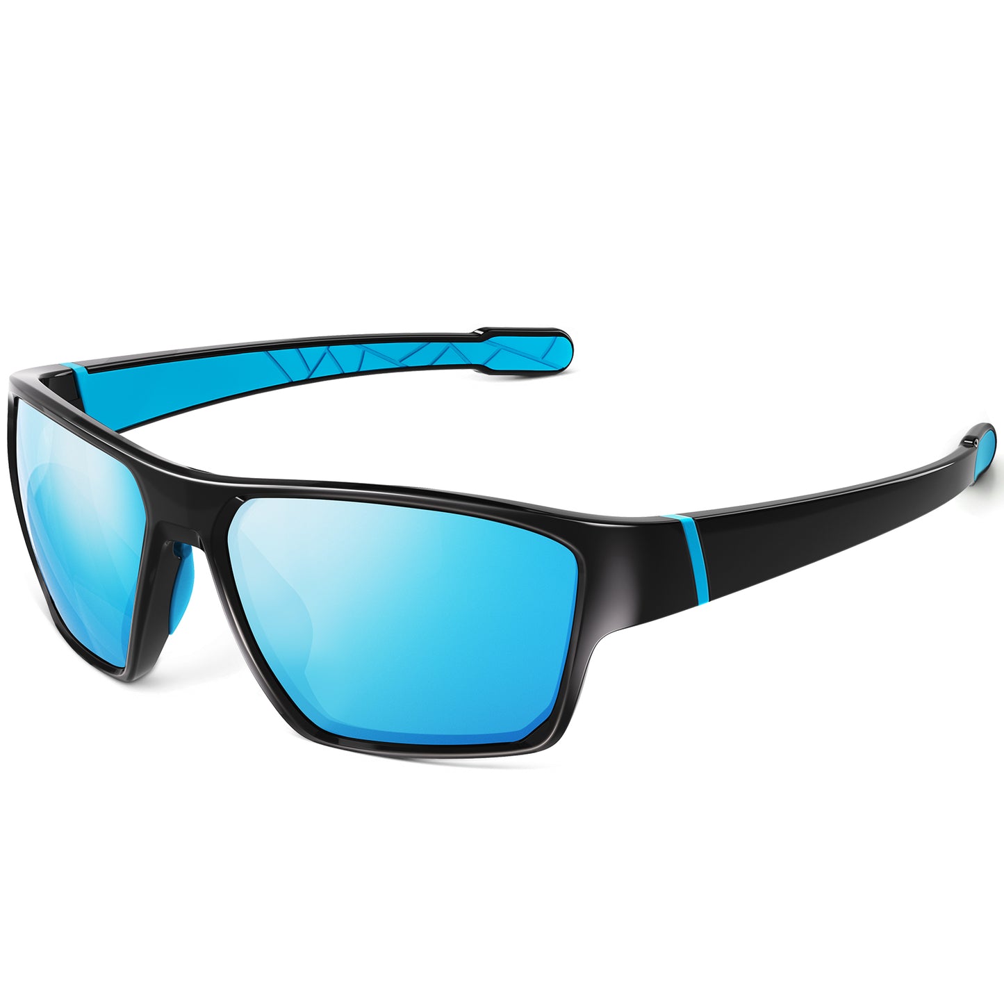 suoso Sports Polarized Sunglasses for Men: TR90 UV400 Protection Sun Glasses Womens Wrap Around Goggles for Fishing Driving