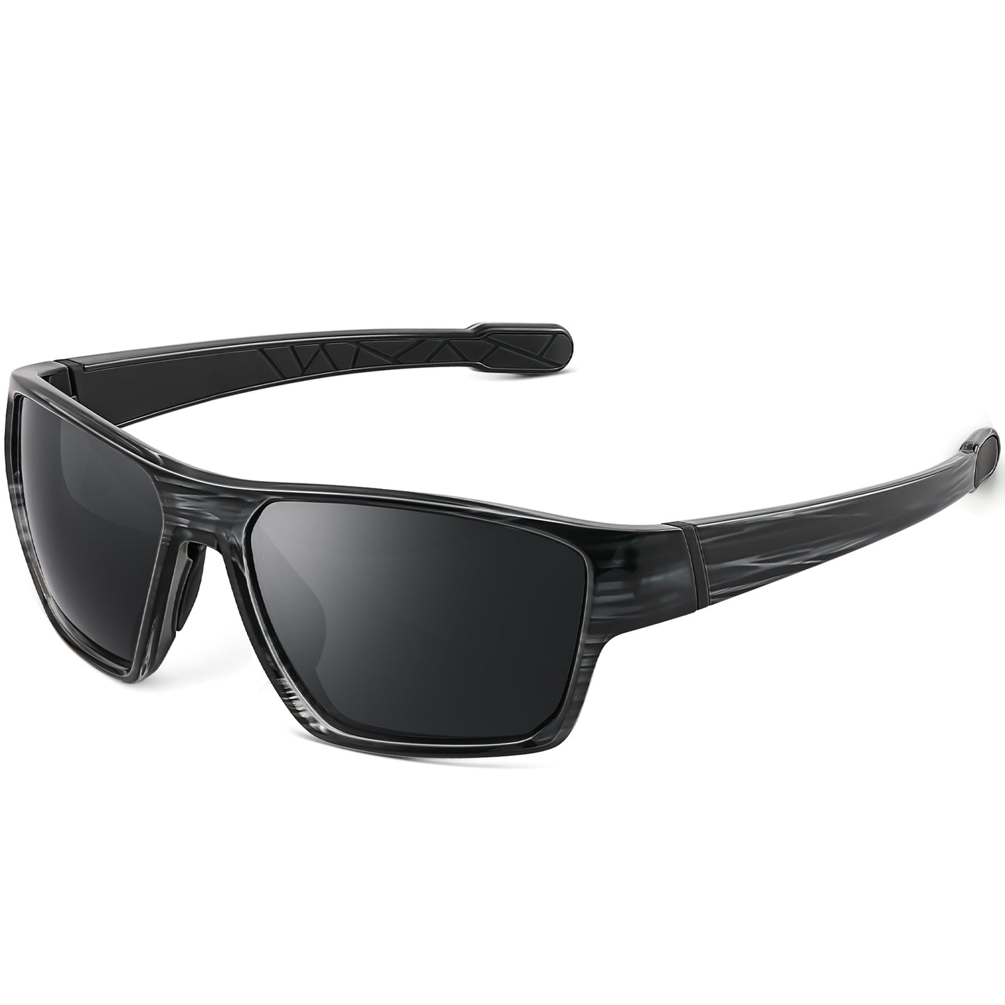 suoso Sports Polarized Sunglasses for Men: TR90 UV400 Protection Sun Glasses Womens Wrap Around Goggles for Fishing Driving