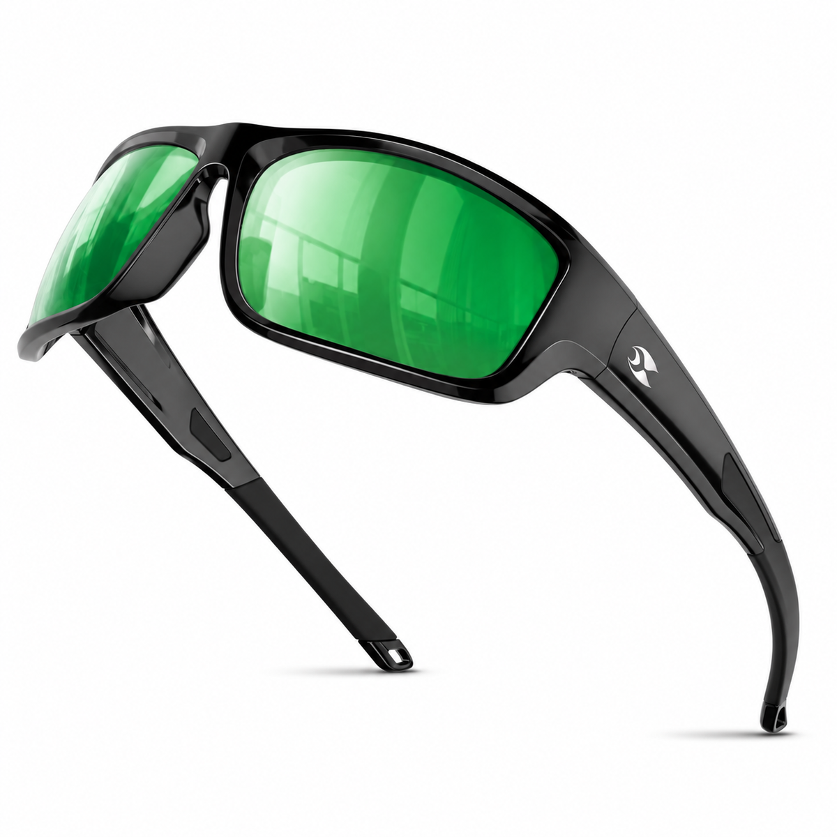 SUOSO Sport-Sonnenbrille polarisiert, UV400-Schutz, Wrap-Around-Sonnenbrille für Golf, Angeln, Laufen, Autofahren
