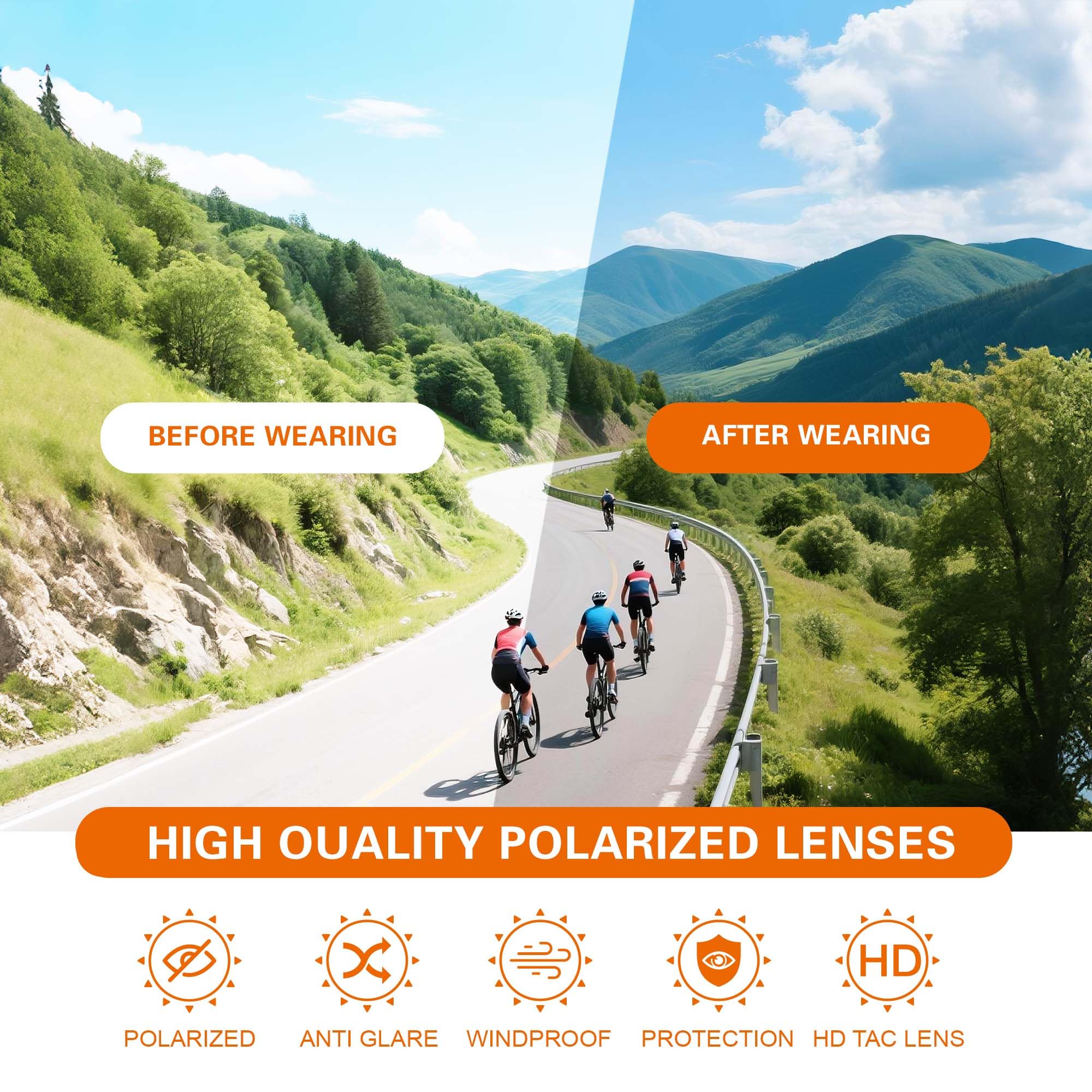 Gafas deportivas polarizadas Suoso