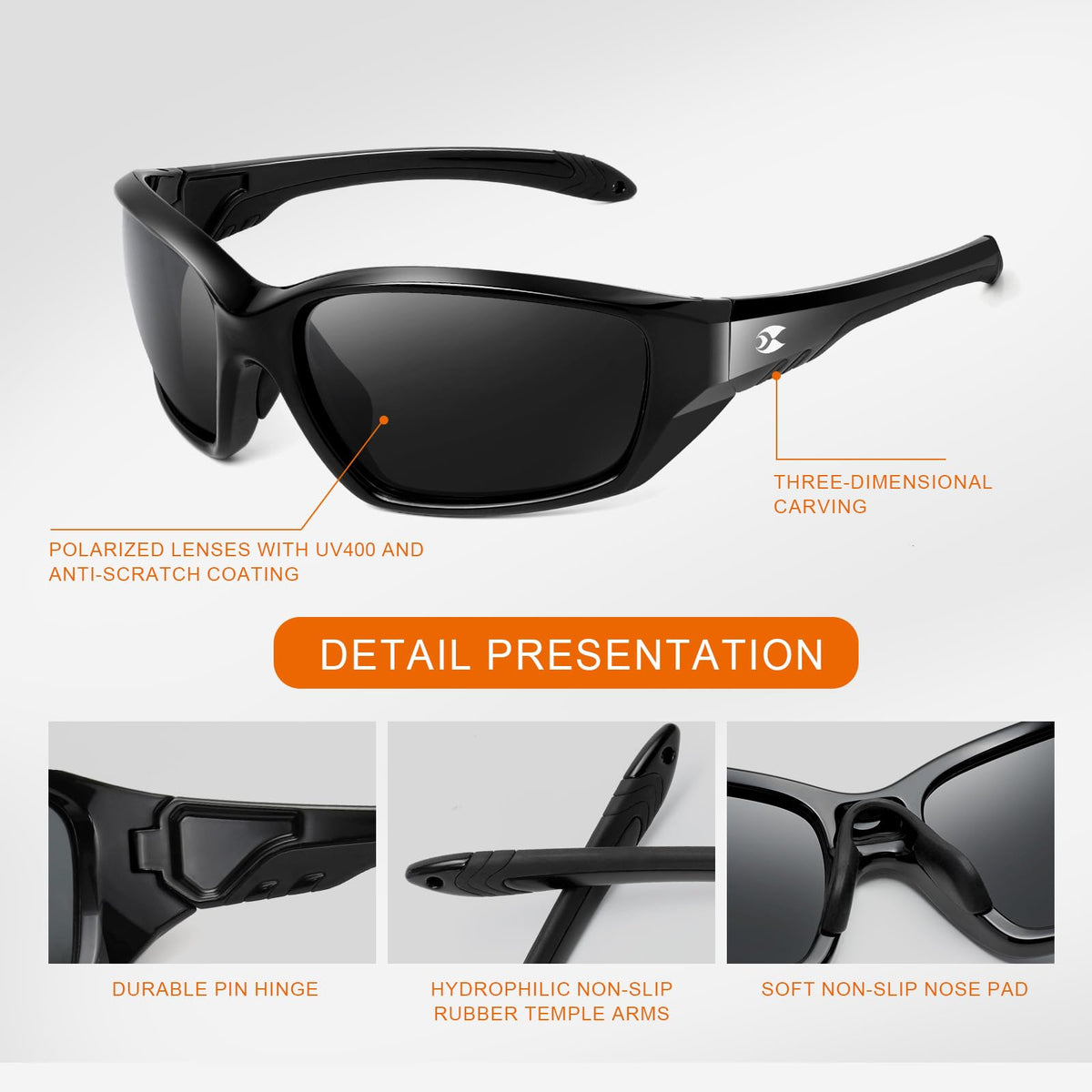 SUOSO Prescription Sports Glasses for Cycling, Running and Golf