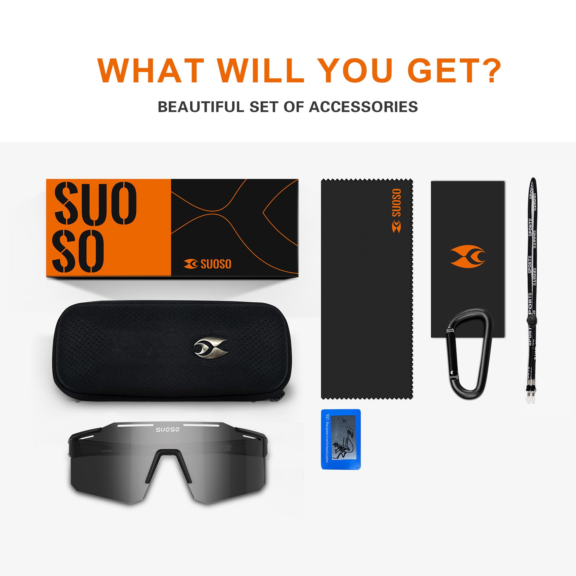 SUOSO Outdoor Cycling Polarized Sunglasses